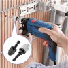 2 Pieces Keyless Drill Chuck - 1/4 Inch Hex Shank