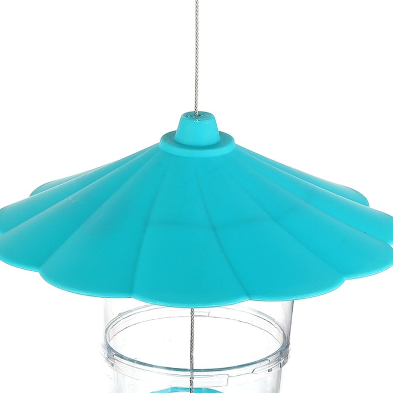 Bird Feeder Foldable Portable Terrace Bird Feeder for Outdoor Garden