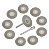 Aurooooa Round Mini Diamond Cutter, Router, Diamond Cutting Wheel, Diameter