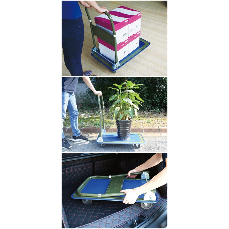 Olympia Tools 85-180 Folding & Rolling Flatbed Cart for Loading,