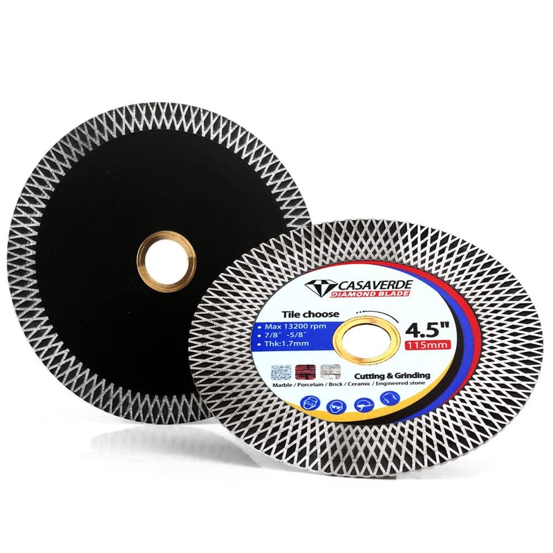 2Pc/Lot 4.5" Super Tile Blade Diamond Cutting Blade for Cutting