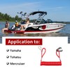 Boat Engine Safety Kill Stop Switch Connector Lanyard Tether for