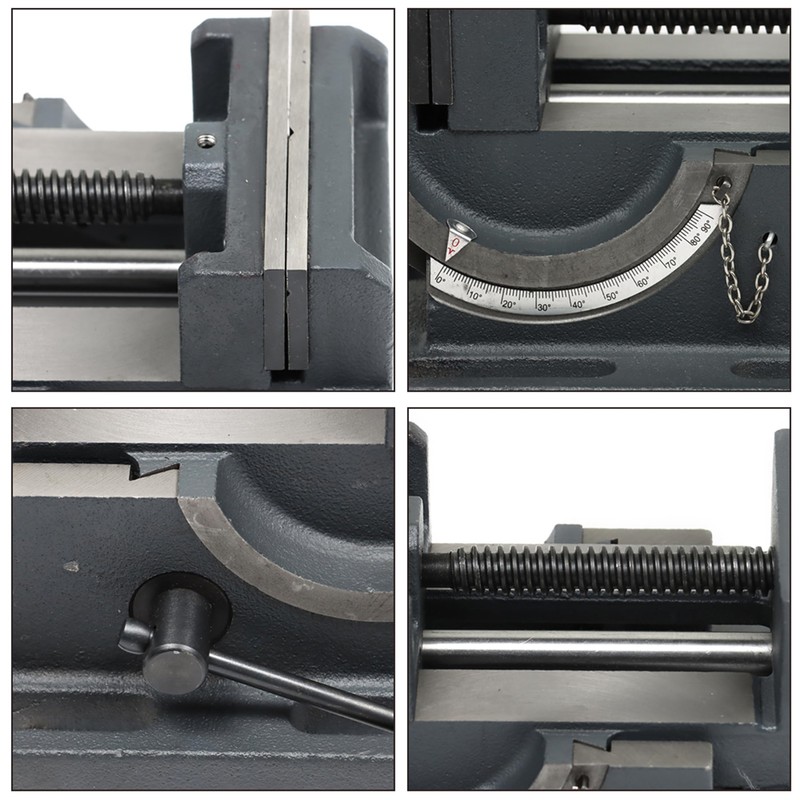 Thomletha Drill Press Tilting Angle Vise 4 Inch Tilting Angle