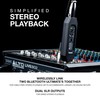 ALTO Bluetooth Ultimate XLR Equipped Rechargeable Stereo Bluetooth Receiver for