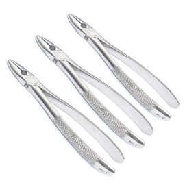 OdontoMed2011® Set Of 3 Dental Extracting Forceps #MD1 Dental Extraction Instruments ODM