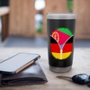 Eritrea Germany Flag Eritrean German Zipper Stainless Steel Insulated Tumbler