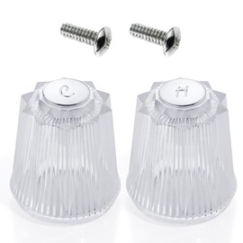 Shower Handle Replacement Compatible with Price Pfister Contessa and Windsor Bathtub Faucet Handles and Shower Handles Hot and Cold, Shower Knobs 2 Piece Replacement Part