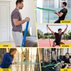 Resistance Band 15 kg Black - Natural Latex Elastic Band