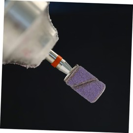 Baluue 100pcs Nail Sander Accessories Nail Art Drill Bit Sand Ring Manicure Sanding Bands Polishing Bands for Drill