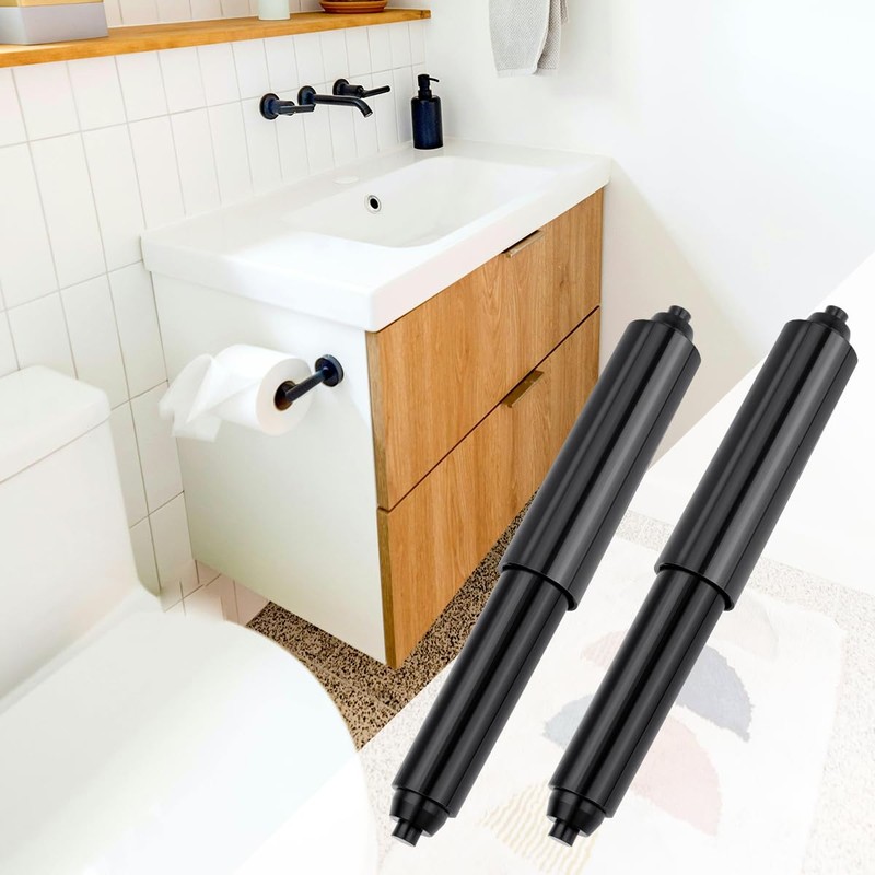 5 Pack Spring Loaded Toilet Tissue Holder Spindle Replacement Rod