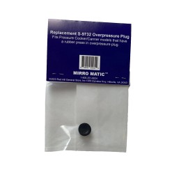 Mirro S-9732 Overpressure Plug  for Mirro cookers and canners. Free Shipping!!