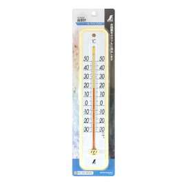 Shinwa Sokutei Plastic Thermometer 11.8 inches (30 cm) Yellow 48362