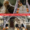 Hzxy Halloween Decorations Spider Web, 200g Halloween Cobwebs + 40