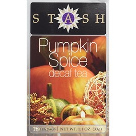 Stash Tea 18 Piece Decaffeinated Tea, Pumpkin Spice