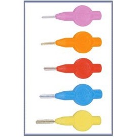 BRACE SPACE Orthodontic INTERDENTAL Brushes for Cleaning Around Braces/Brackets (Assorted, ONE of Each Size)