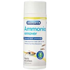 Interpet Aquarium Fish Tank Ammonia Remover, Removes Chloramine, 125 ml, Treats 625 Litre of Aquarium Water