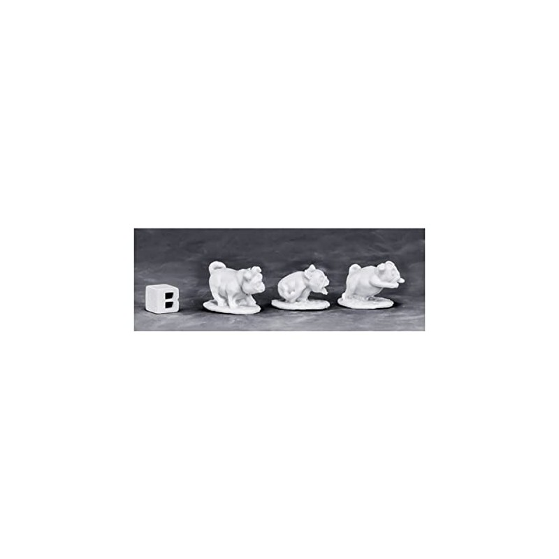 REAPER Dark Heaven Bones War Pugs (3pcs) Fantasy Miniatures Miniatures