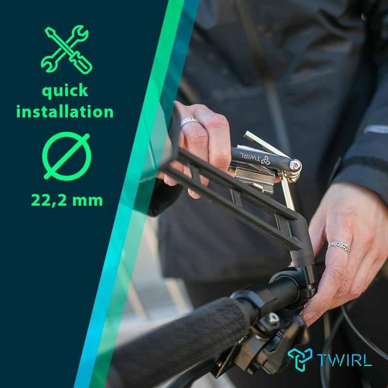TWIRL Spy Space NBS 175 - Espejo retrovisor para bicicleta