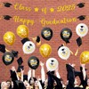 Graduation Decorations Set with Calss of 2025 Banner with 15