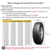 Tire Covers for RV Wheel (4 Pack Silver),Moonet Oxford Waterproof