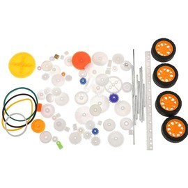 Gear Gear Toy Repair DIY Parts High Performance Robot Handmade Parts Assorted Gear Axle Belt Bushing Set of 78