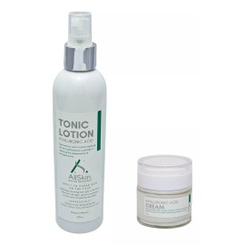 Allskin Kit Crema Y Tónico Facial Con Ácido Hialurónico