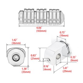 FENGREN Motorcycle Rear Footrests Footpegs Pedals Footboards Fits For Honda Shadow 750 VT750 Ace/Aero/Spirit/Phantom VTX1300 VTX1800 VT1300 Fury Steed VT600 VLX400 Deluxe Magna VF750