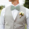 Leinen Fliege, Hosentr√§ger, Einstecktuch f√ºr Herren, Voll Einstellbar, Viele Farben