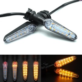 1 Pair Indicator Directional Flasher Lamp LED Turn Signal CI30 Light Fit For YAMAHA MT07 Tracer 700 XJ6 FZ6 MT09 900 MT10 YZF R1 R3 R6 R6S FZ6 FZ1 FZ Fazer FZ6R FZ07 FZ8 FZ09 TMAX MT-09
