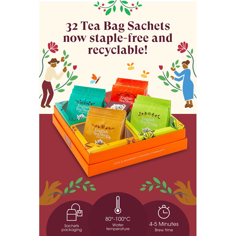 English Tea Shop Organic Feel-good Moments - 32 Tea Bag