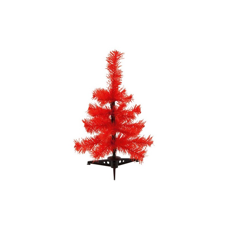 eBuyGB Mini Artificial Christmas Tree, Red
