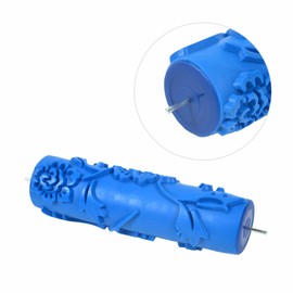 Nichiyo 7'' Inch Texture Rubber Roller Single Color DIY Patterned Paint Roller Decorative Used for Home Wall Decoration(EG110C)