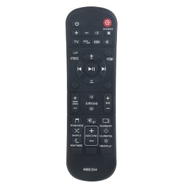 Replaced Remote Control fit for JBL Bar 2.0 All-in-One Soundbar, BAR 2.1 Sound Bar, Bar 2.1 Deep Bass Soundbar, BAR 3.1 Sound Bar, Bar 5.0 Multibeam Soundbar, BAR 5.1 Surround Soundbar with Subwoofer