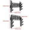Eforlife 4 Tier Sword Holder Wall Mount Samurai Sword Display