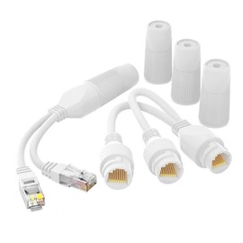 POE Combiner Splitter Adapter, Run 2 IP Cameras on 1 Cable