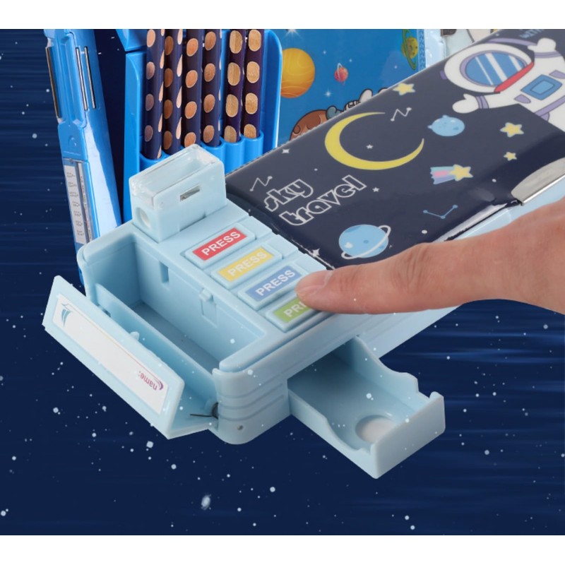 CHUANGOU Pencil Cases, Pop Out Pencil Case Large Capacity Multifunctional