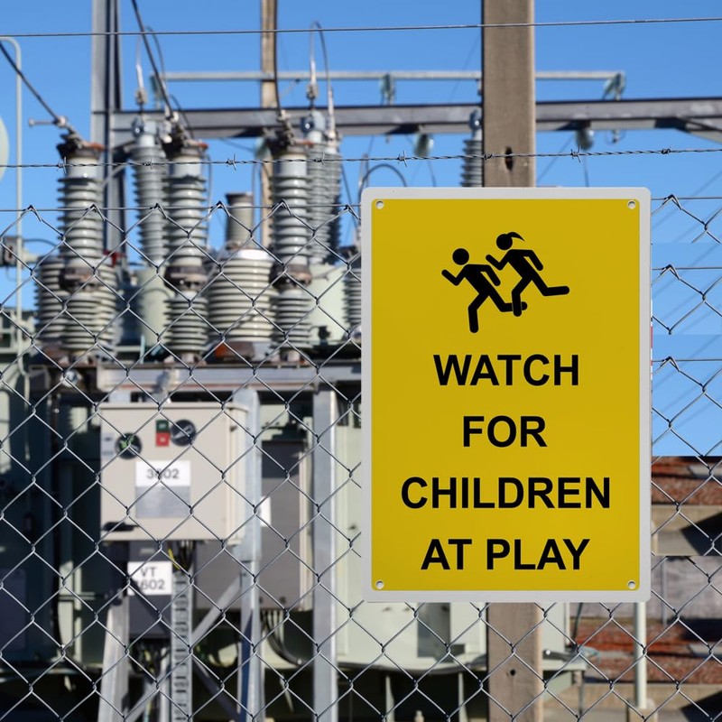Watch For Children At Play Sign, 8.5 x 11 in"