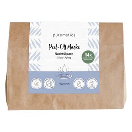 puremetics Peel-Off Maske, Slow-Aging | Hyaluron Refill, 130g