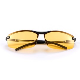 Photochromic Polarized Sunglasses Blue Light Blocking Spring Hinge Glasses UV400 Protection Safety Eyeglasses for Men Women Day and Night Sports Driving Golf Fishing Anti Glare Photosensitive Eyewear