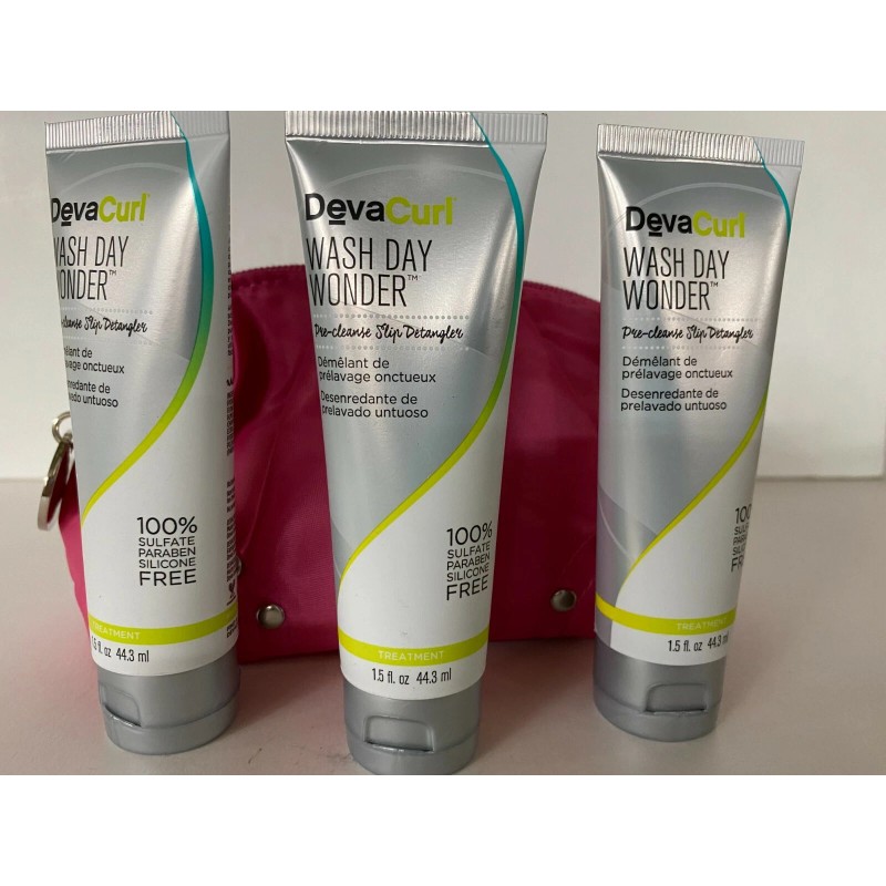 DevaCurl 3 X DevaCurl Wash Day Wonder Pre-Cleanse Slip &