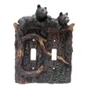 Wall Plate Cover in Black Bear Climbing on Tree Branch