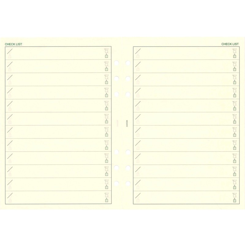 レイメイ藤井 ダヴィンチ リフィル チェックリスト A5サイズ DAR298