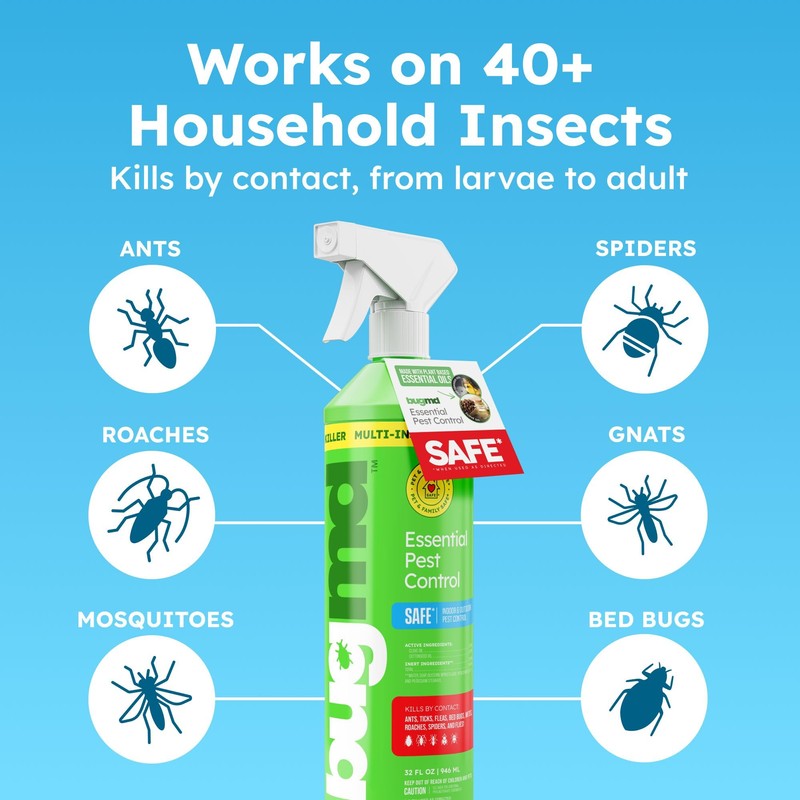 BugMD Ant Spray – Insect & Pest Spray Indoor Safe