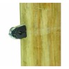 Field Guardian Wood Post Staple on Clamp Insulator Wire, Black