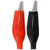bnafes 20Pcs Alligator Clips Black Red Soft Insulated Boots Covered