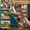 14.7" Hatchet, Camping Hatchet with 1065 Carbon Steel & Wooden