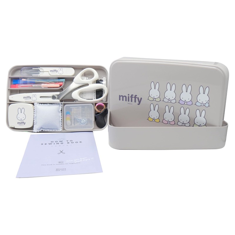 Misasa Miffy Sewing Set, Thin Type, No. 19003, Greige