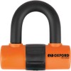 Oxford HD Max Orange High Security Motorcycle Steel Disc Lock