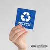 Sticky Expressions | Recycle Stickers for Trash Bins (4 Pack)