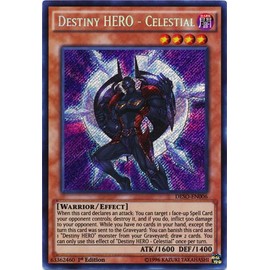 YU-GI-OH! - Destiny Hero - Celestial (DESO-EN006) - Destiny Soldiers - 1st Edition - Secret Rare